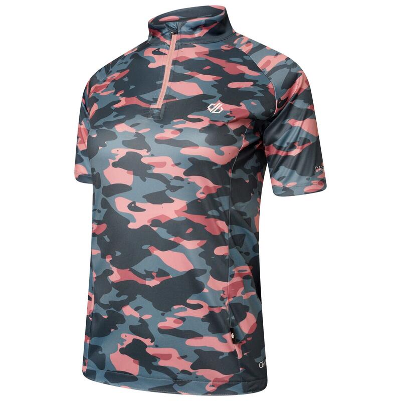 Maglia Camo Leggera Donna Dare 2B Persist Rosa Cipria