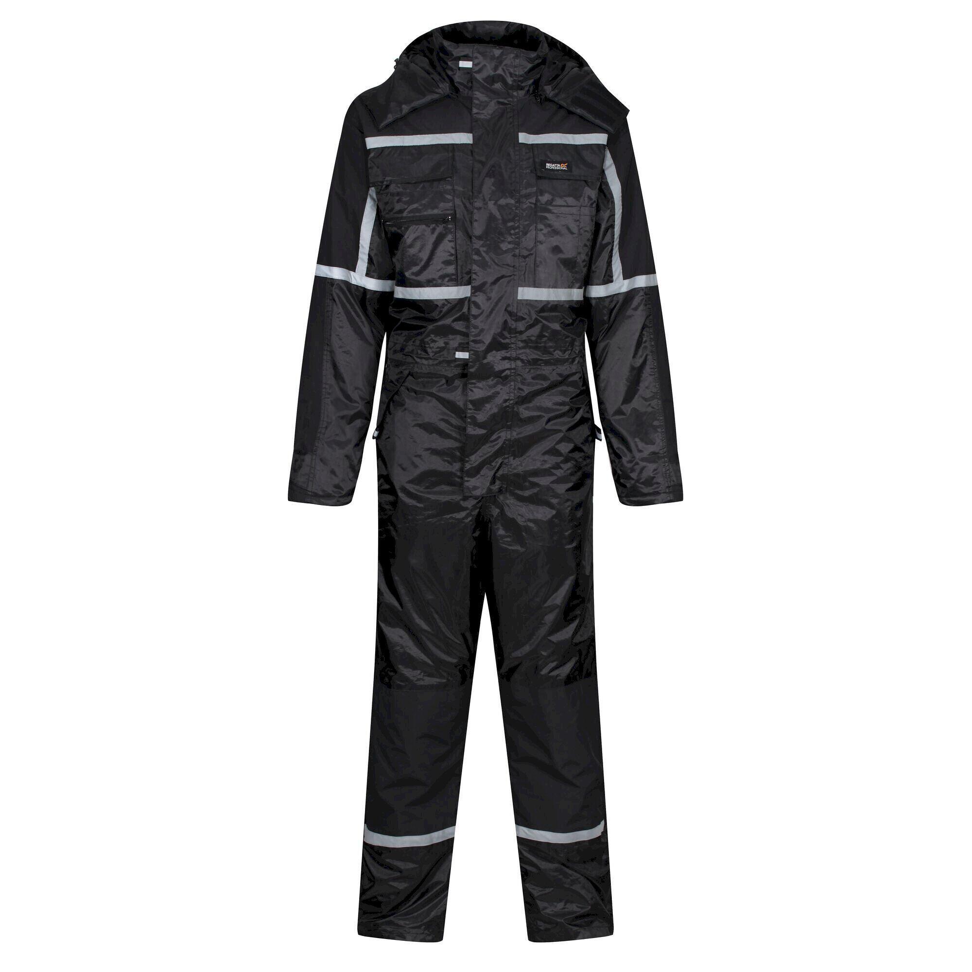 REGATTA Mens Waterproof Overalls (Black)