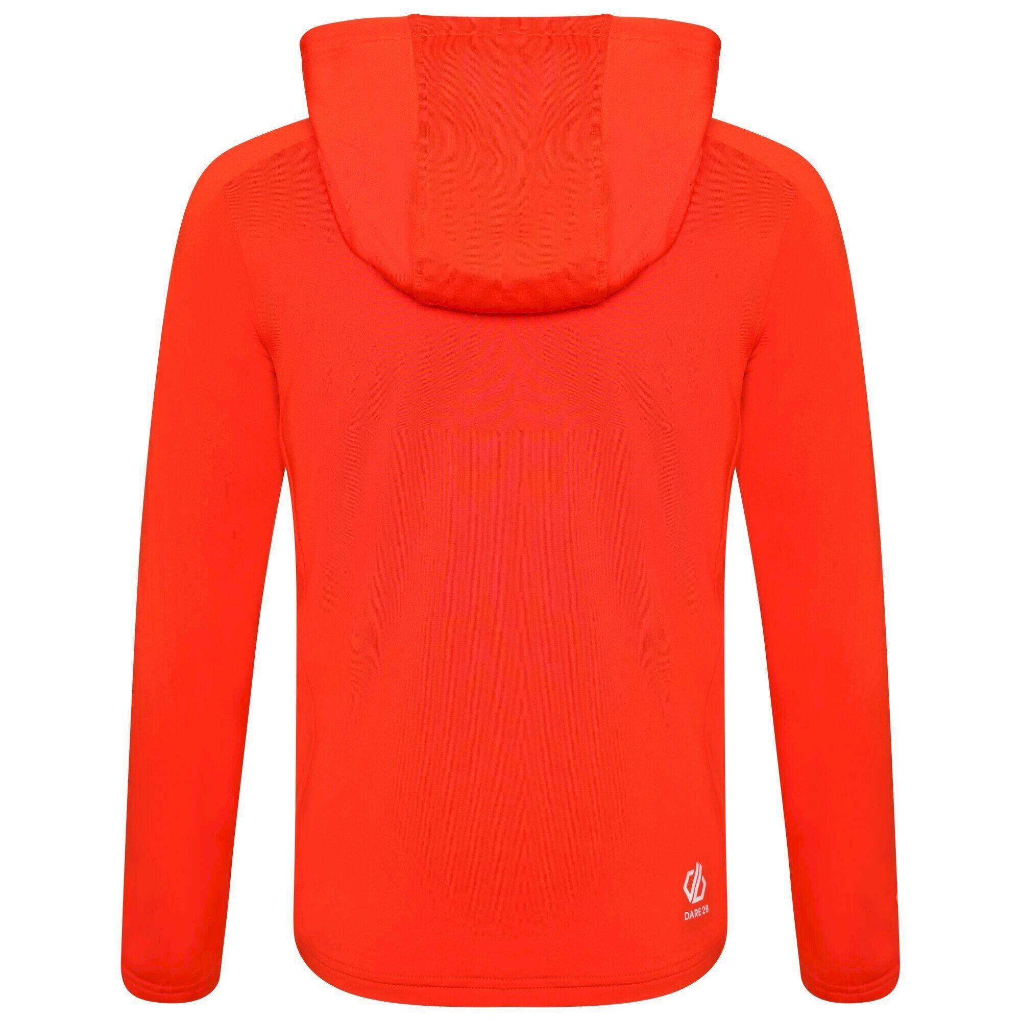 Childrens/Kids Hastily Core Stretch Recycled Midlayer (Bright Salmon) 2/4