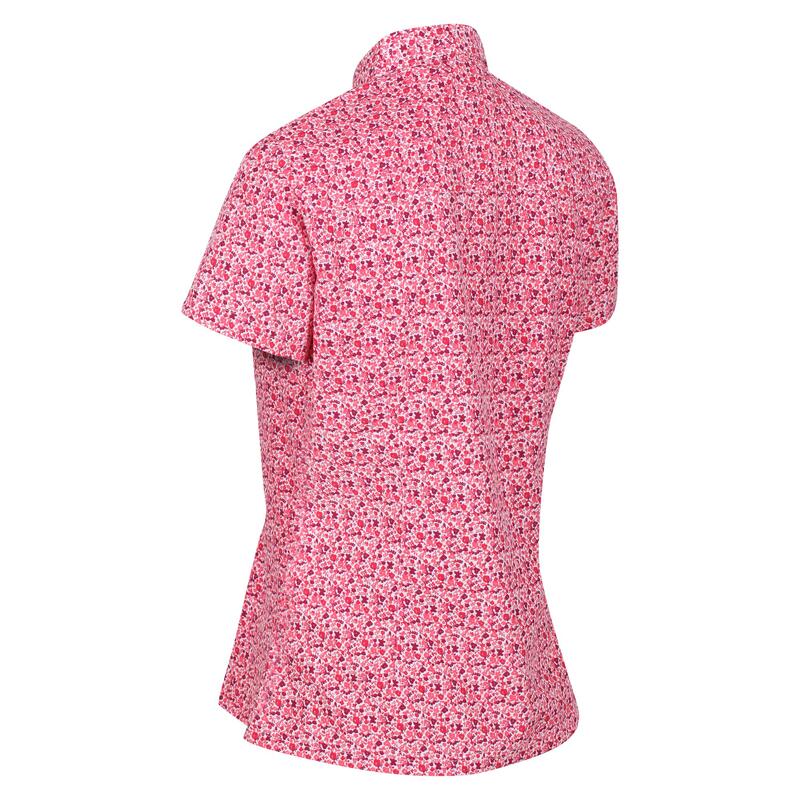 Camisa Estampado Pequenas Flores Mindano VI Mulher Rosa Tropical