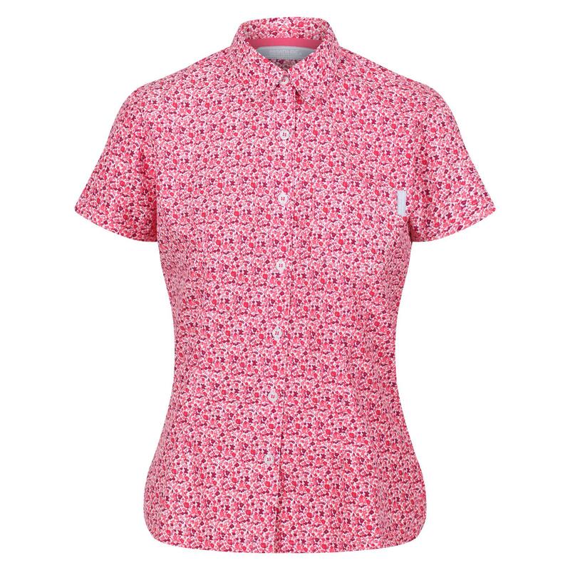 Camisa Mindano VI Estampado Ditsy para Mujer Rosa tropical