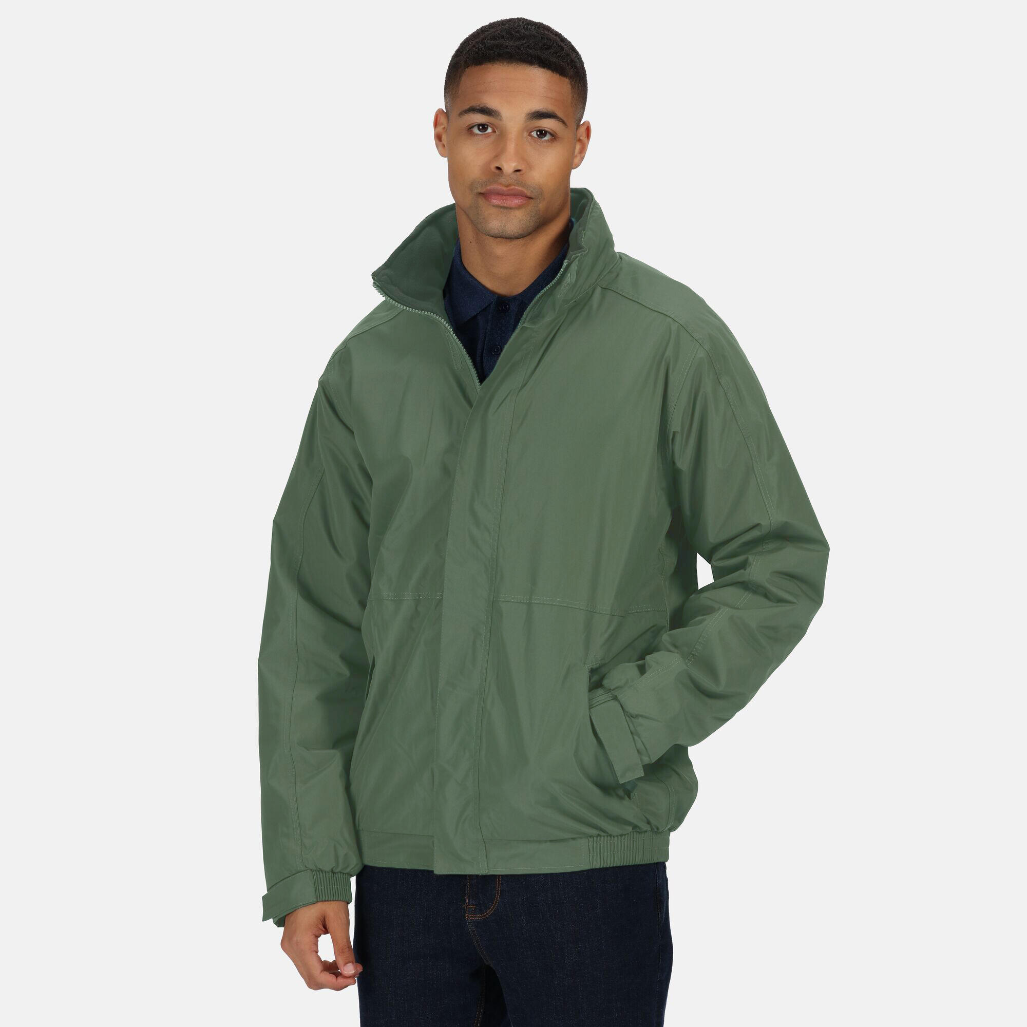 Dover Waterproof Windproof Jacket (ThermoGuard Insulation) (Dark Green/Dark 3/4