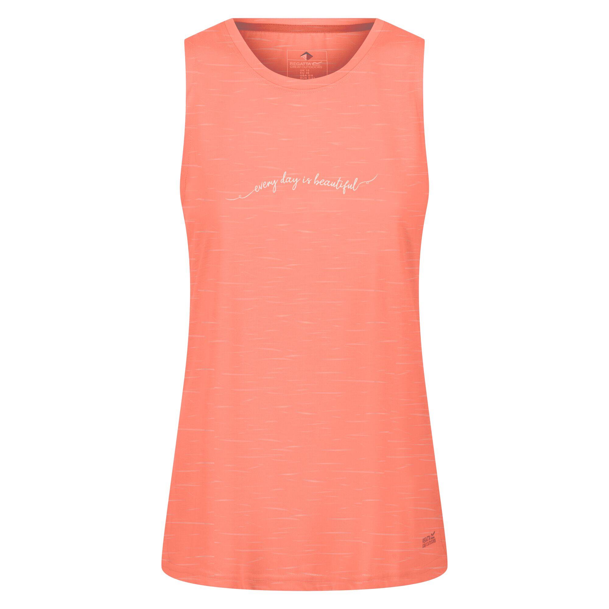 Womens/Ladies Freedale Tank Top (Fusion Coral) 1/5