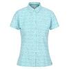 Dames Mindano VI Ditsy Print Shirt (Oceaangolf)