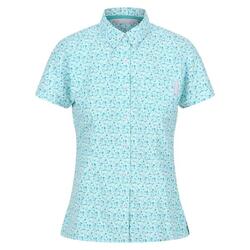 Dames Mindano VI Ditsy Print Shirt (Oceaangolf)