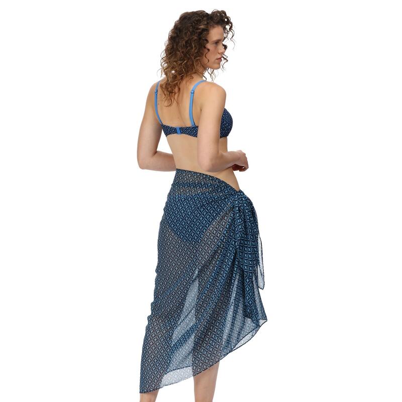 Sarong Shalya Tile para Mujer Marino