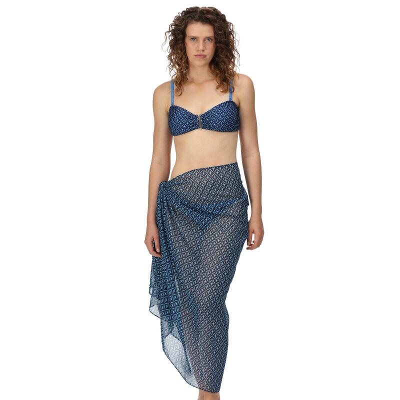 Sarong Shalya Tile para Mujer Marino