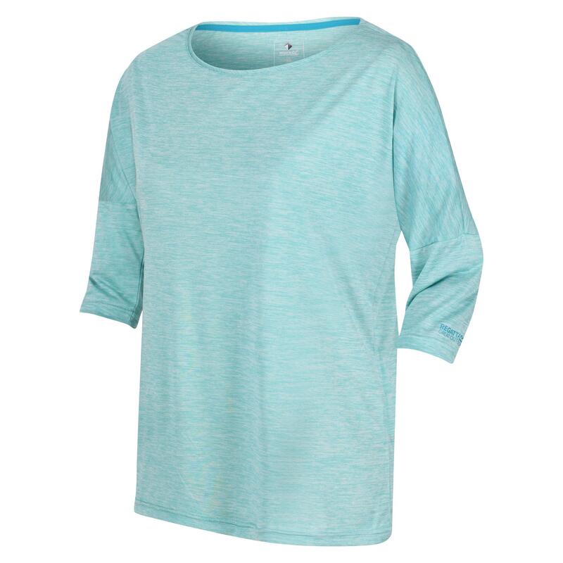 Dames Pulser II Tshirt met 3/4 mouwen (Turquoise)