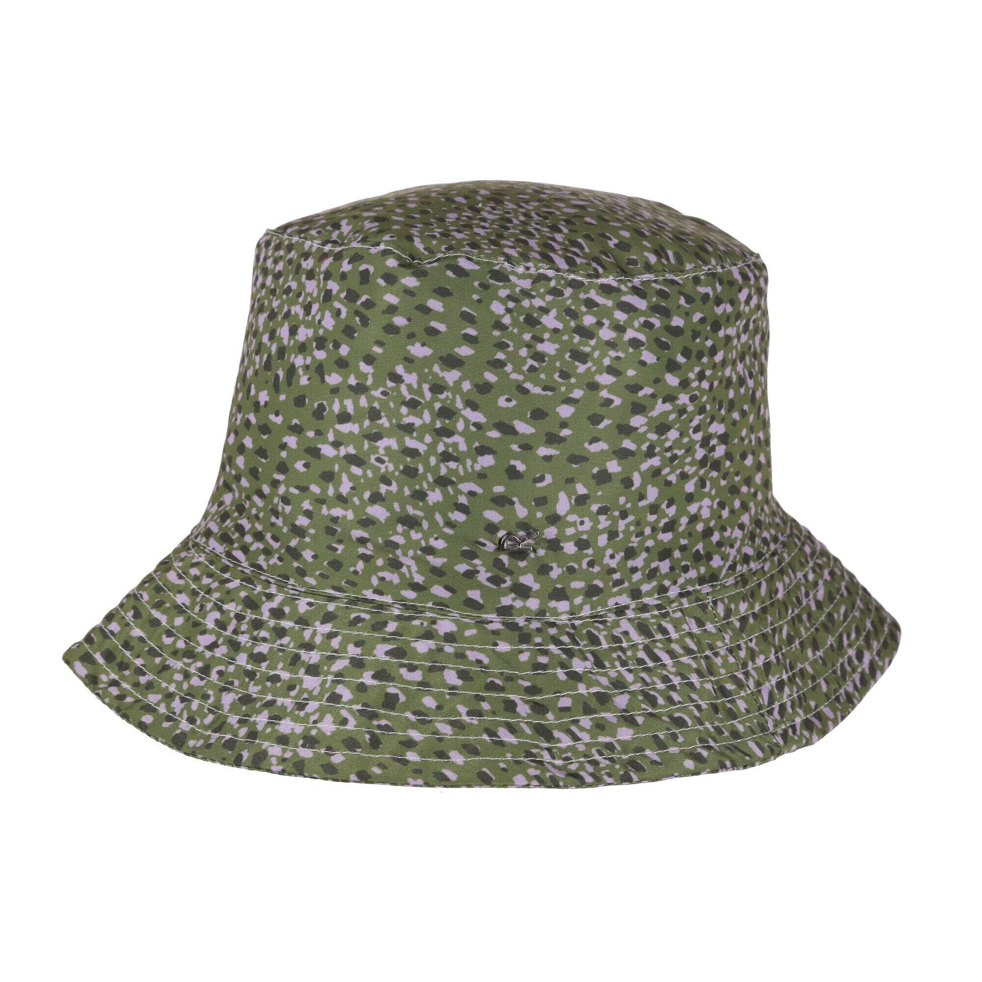 REGATTA Womens/Ladies Jaliyah Abstract Showerproof Bucket Hat (Green Fields)