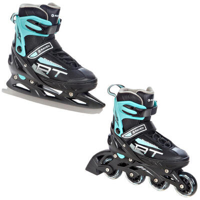 Patines Ajustables 2en1 Profession Blanco/Oro