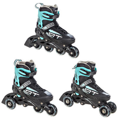 Patines ajustables 3en1 Profession Blanco/Oro
