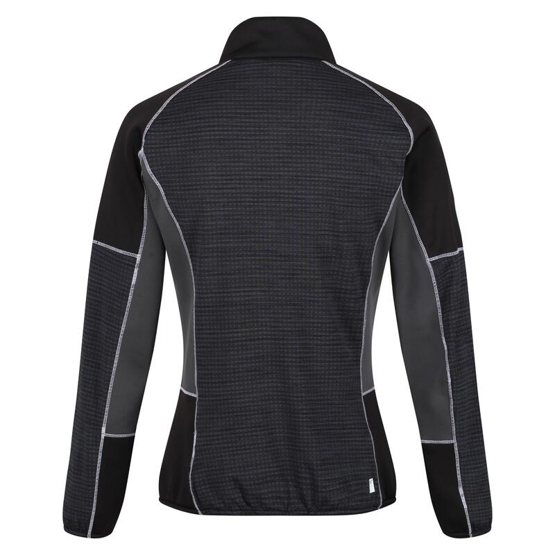 Chaqueta Softshell Yare V para Mujer Negro, Gris Seal