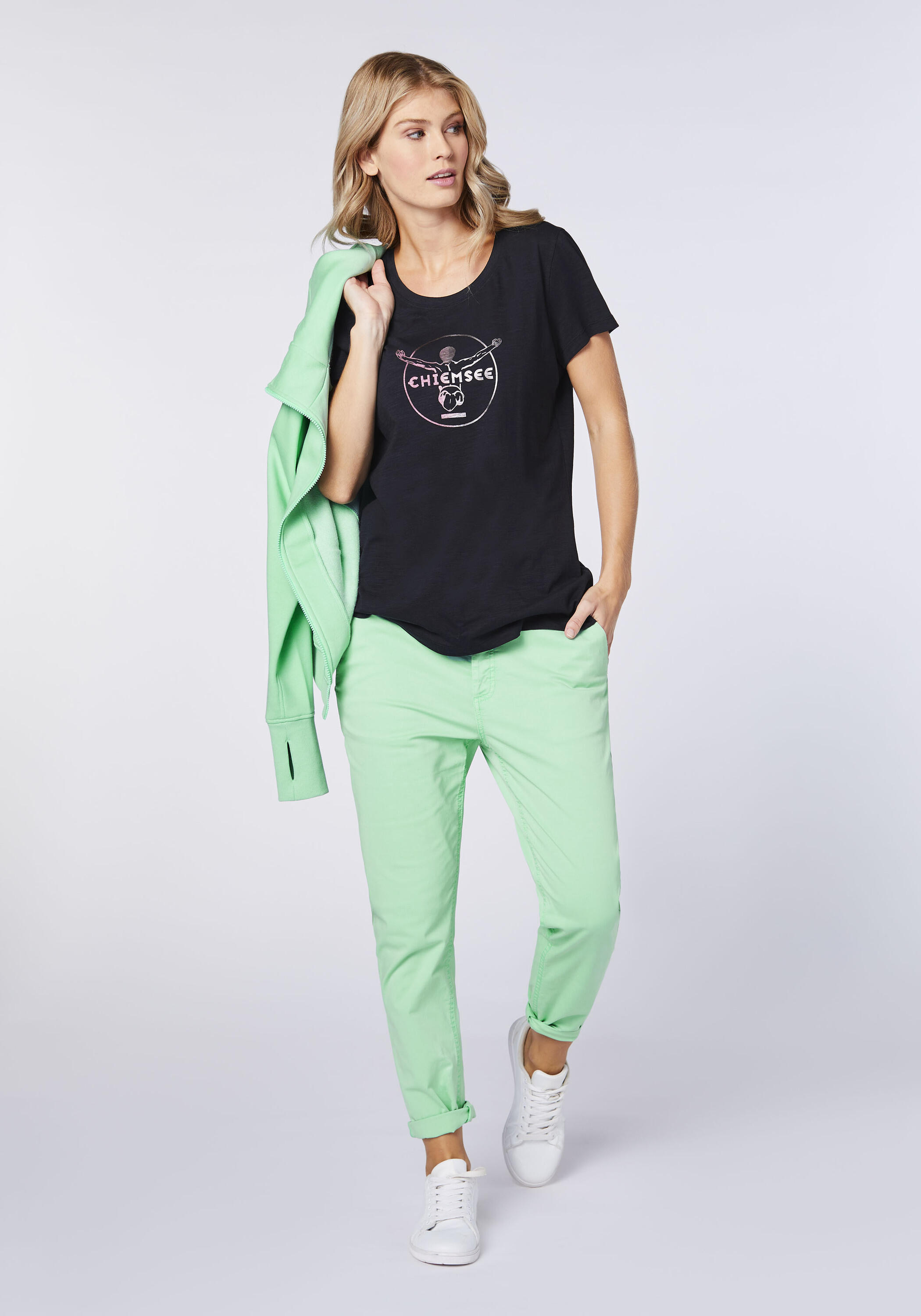 T-Shirt Damen 1er Pack Bequem sitzend-Taormina 5/7