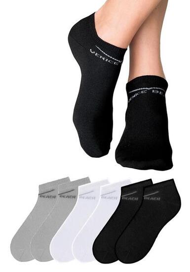 Venice Beach Sneakersocken (6 Paar) für Damen