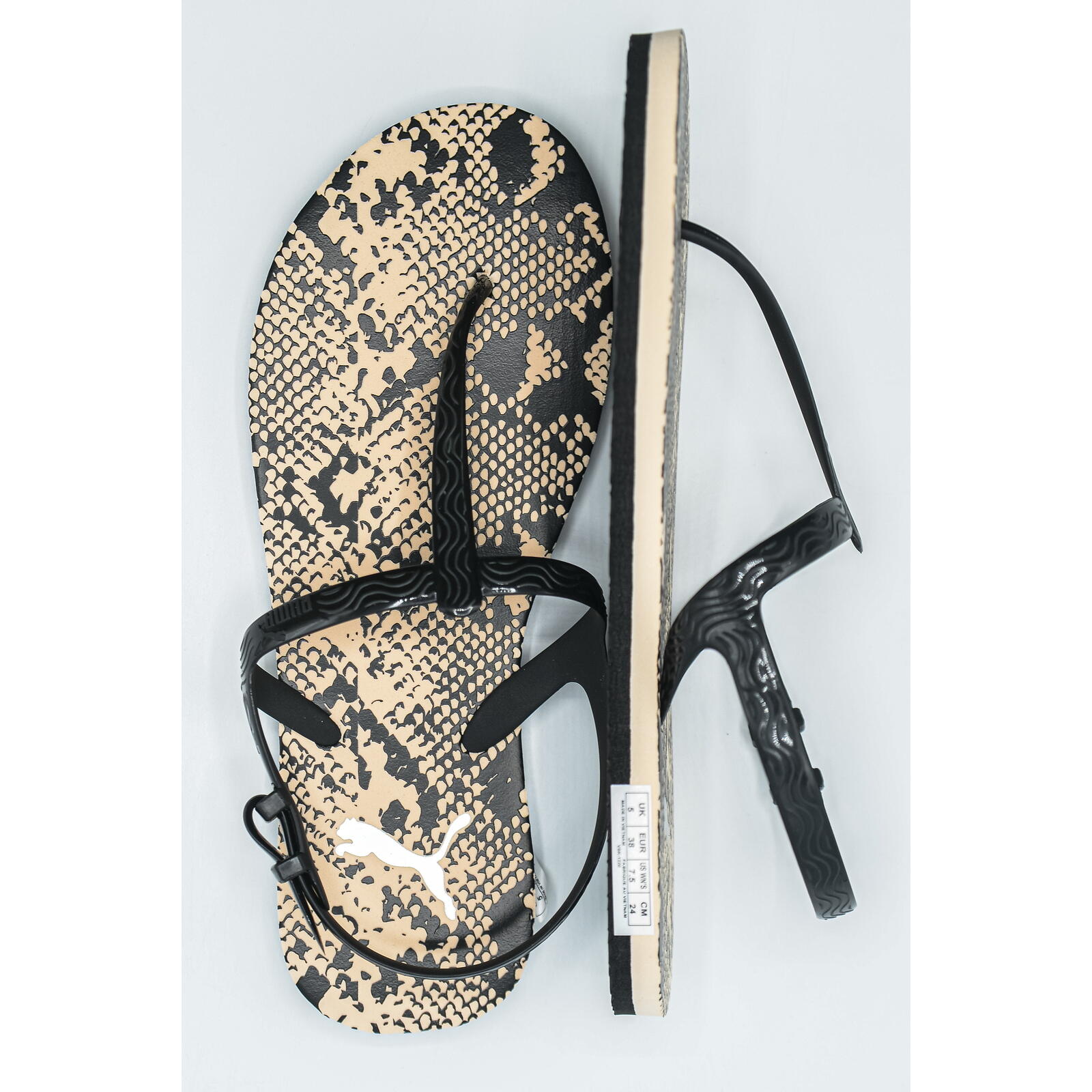 Des sandales Puma Cozy Sandal Wns Untamed, Beige, Femmes 2/5