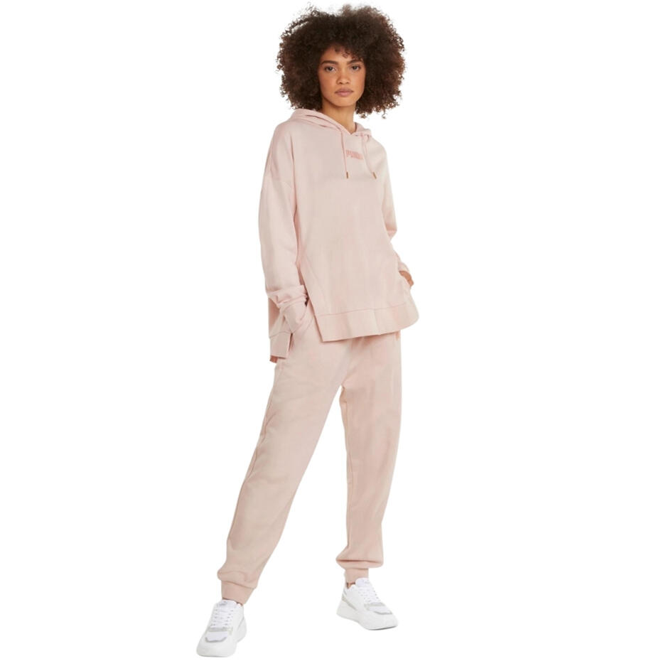 Sweat-shirt femme PUMA HER Hoodie TR - 75% coton 25% recyclé, capuche réglable 3/6