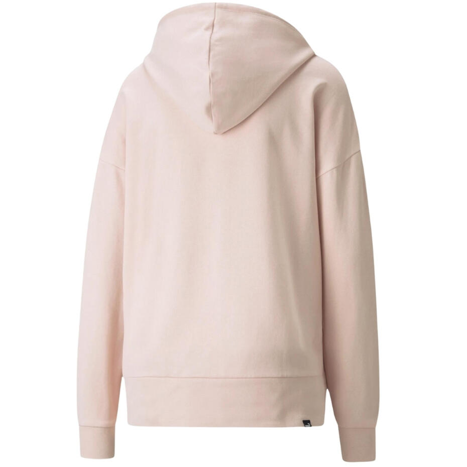Sweat-shirt femme PUMA HER Hoodie TR - 75% coton 25% recyclé, capuche réglable 2/6