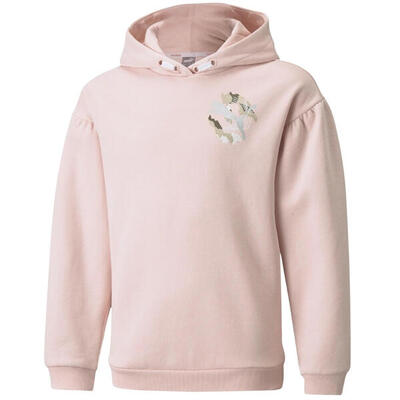 Felpa Con Cappuccio Bambini Puma Alpha Rosa