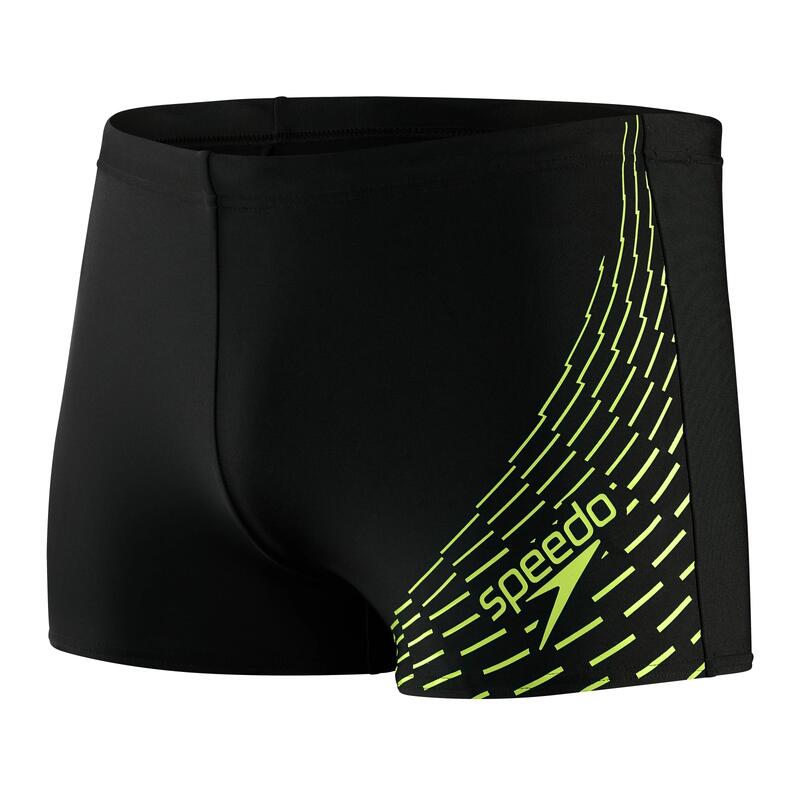 Boxeri inot barbati Speedo Medley Logo negru/galben