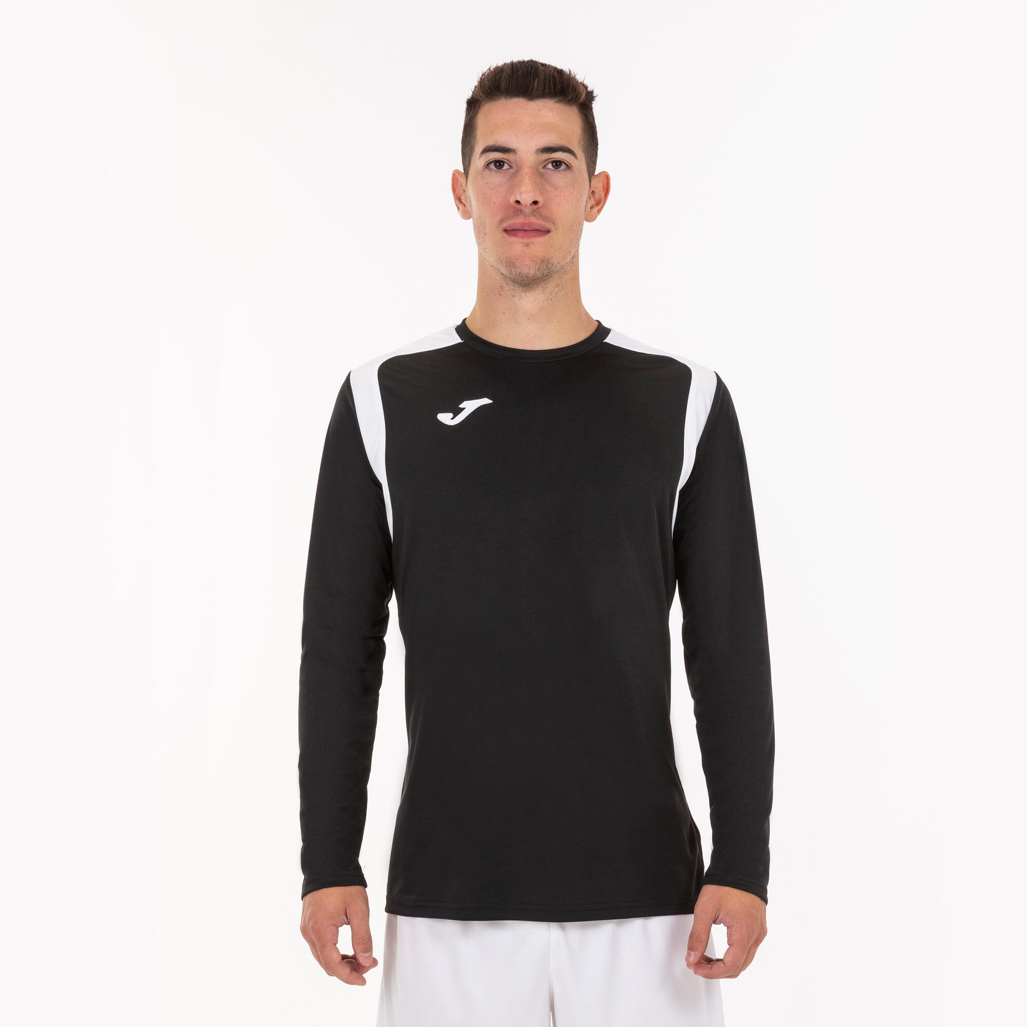 Joma Champion V Voetbalshirt Lange Mouw Kinderen - Zwart/Wit 2/5