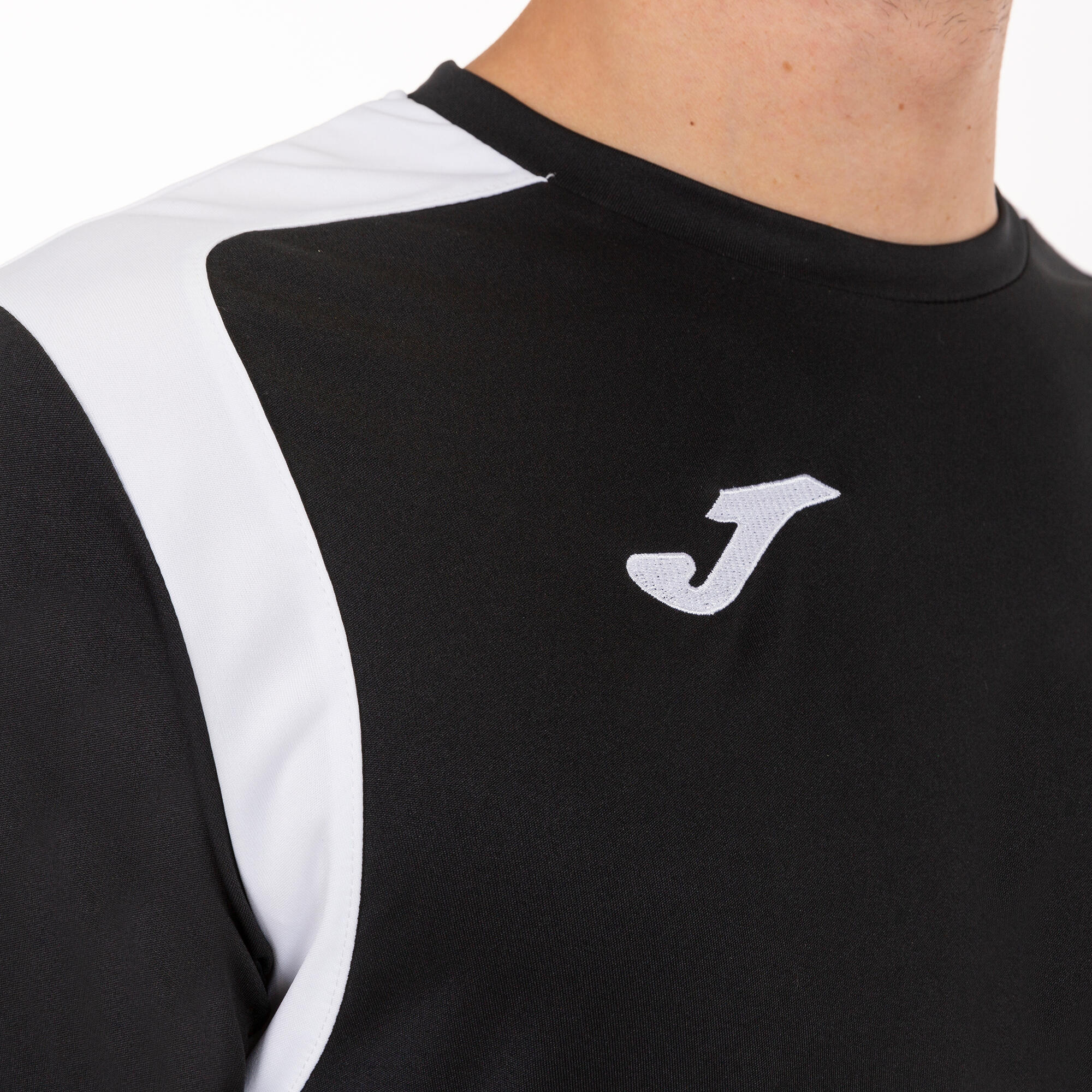 Joma Champion V Voetbalshirt Lange Mouw Kinderen - Zwart/Wit 4/5