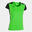 Maillot manches courtes Fille Joma Record ii vert fluo noir