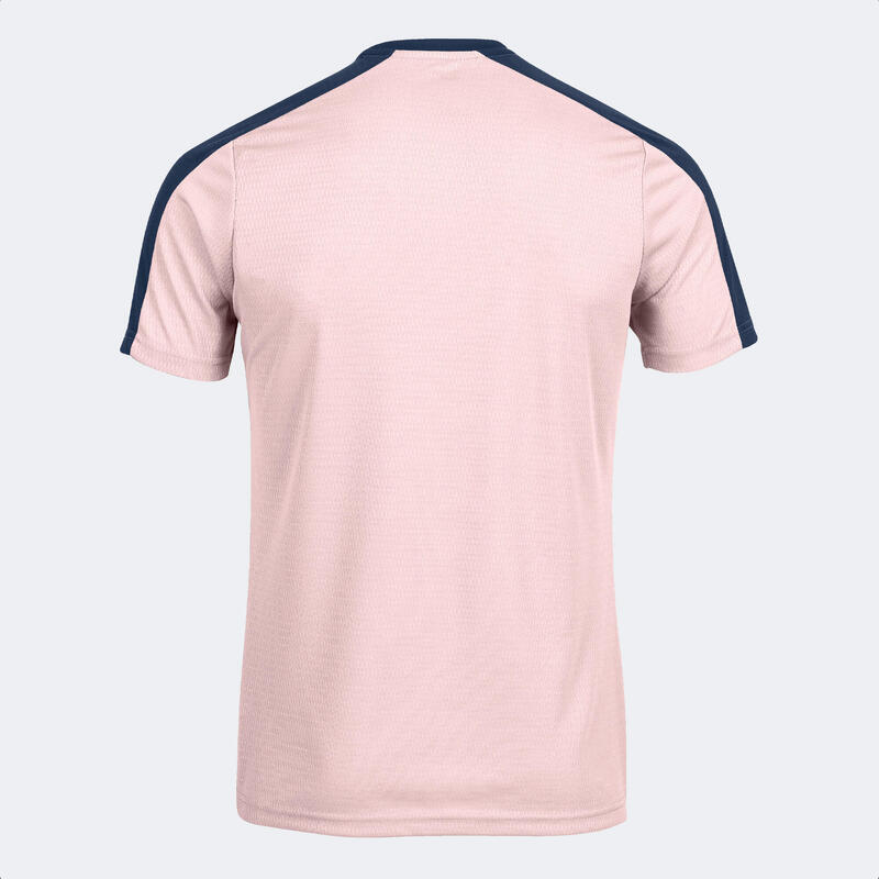 Maillot manches courtes Homme Joma Eco championship rose bleu marine