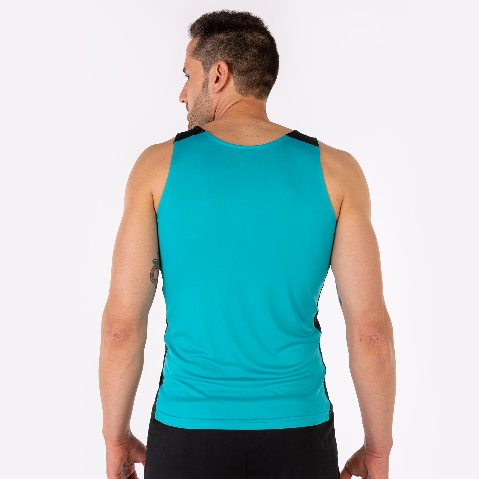 Camiseta Tirantes Running Hombre Joma Record II Turquesa 3/7