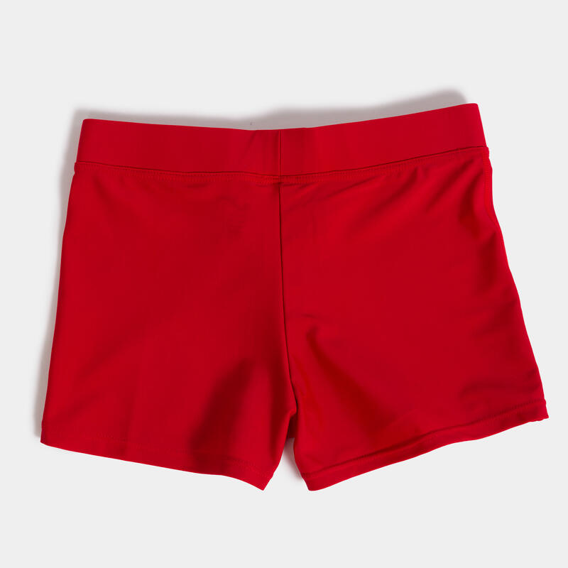 Boxer de bain natation Homme Joma Shark rouge blanc