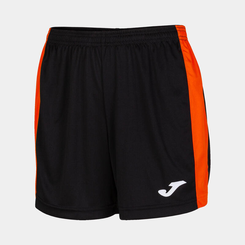 Short Mujer Joma Maxi negro naranja