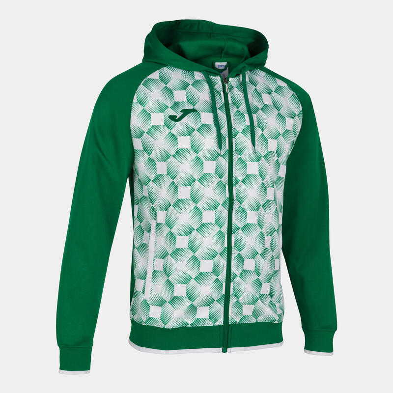 Chaqueta Con Capucha Fútbol Niños Joma Supernova III Verde