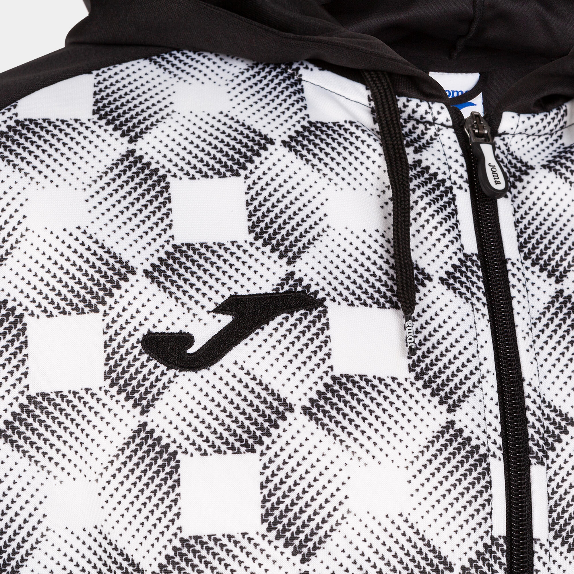 Chaqueta Con Capucha Fútbol Niños Joma Supernova III Negro 4/4