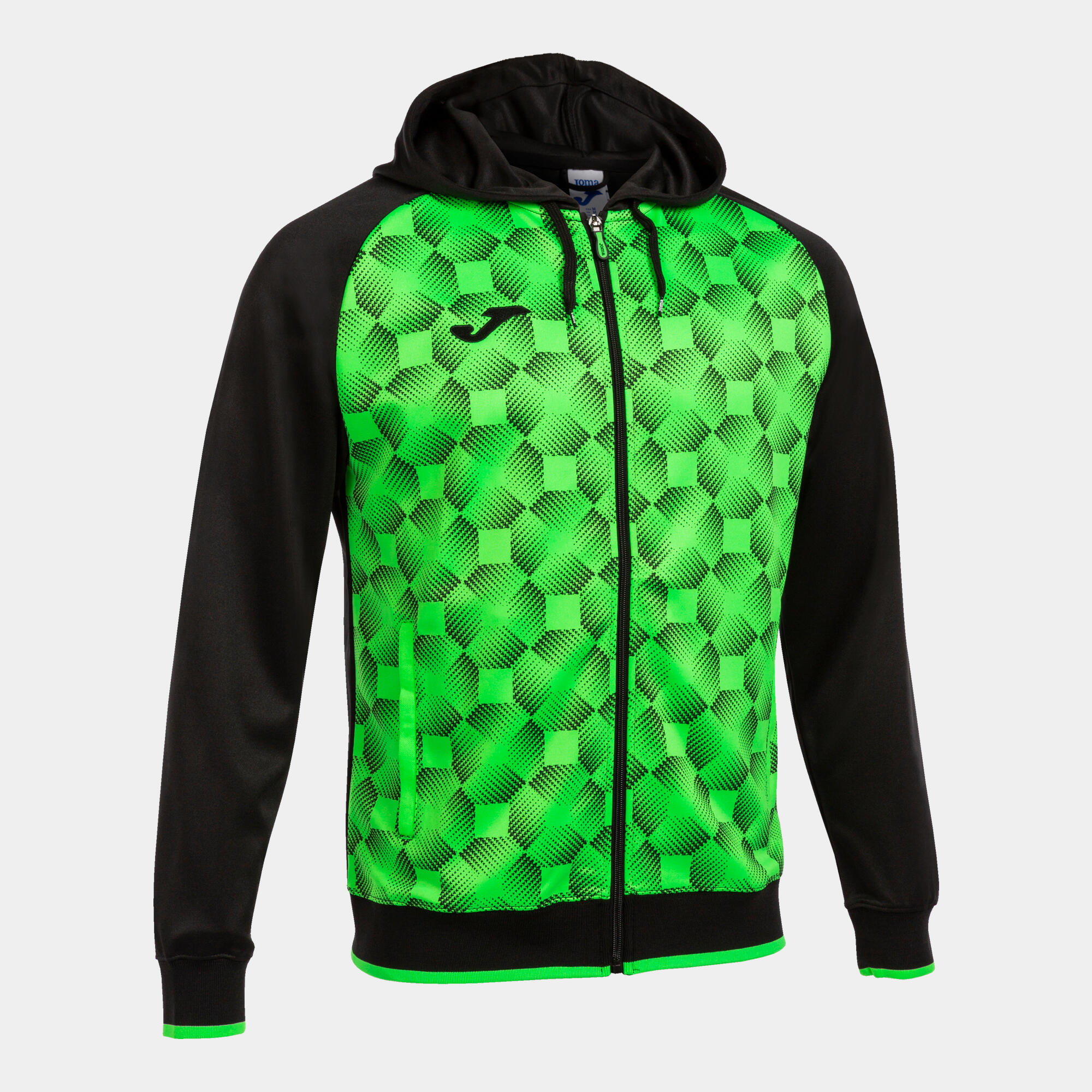 JOMA Chaqueta Con Capucha Fútbol Niños Joma Supernova III Negro