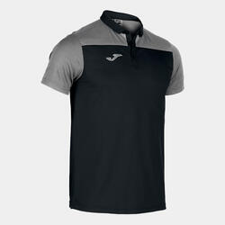 Polo Manga Corta Fútbol Niños Joma Hobby II Negro