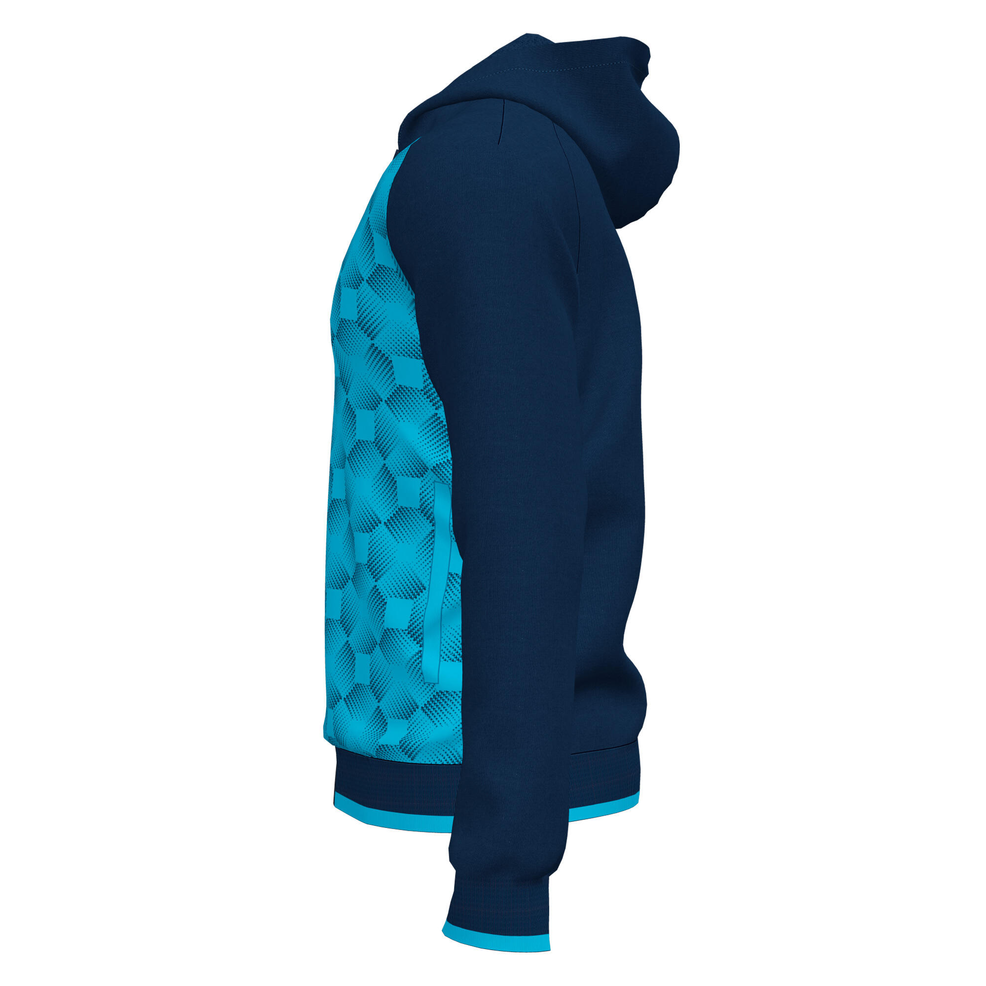 Chaqueta Con Capucha Fútbol Niños Joma Supernova III Marino 2/4