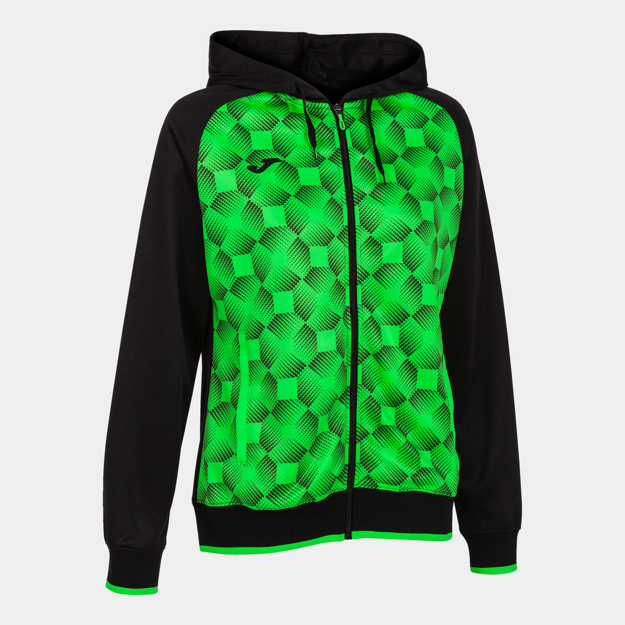 JOMA Dámská Joma Supernova III Zip-Up Hoodie - Fluor zelená L