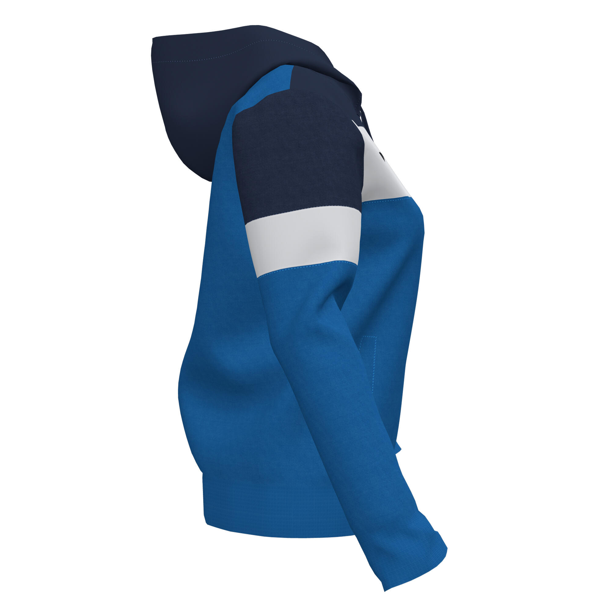 Camisola Com Capuz Futebol Mulher Joma Crew IV Azul Royal 4/4