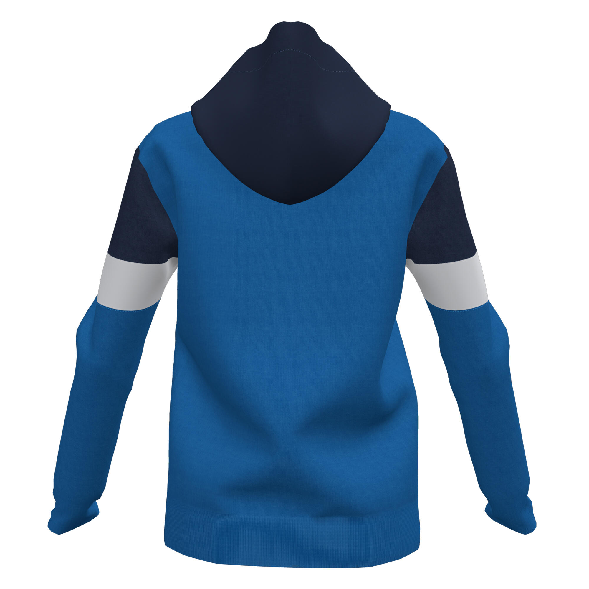 Camisola Com Capuz Futebol Mulher Joma Crew IV Azul Royal 2/4