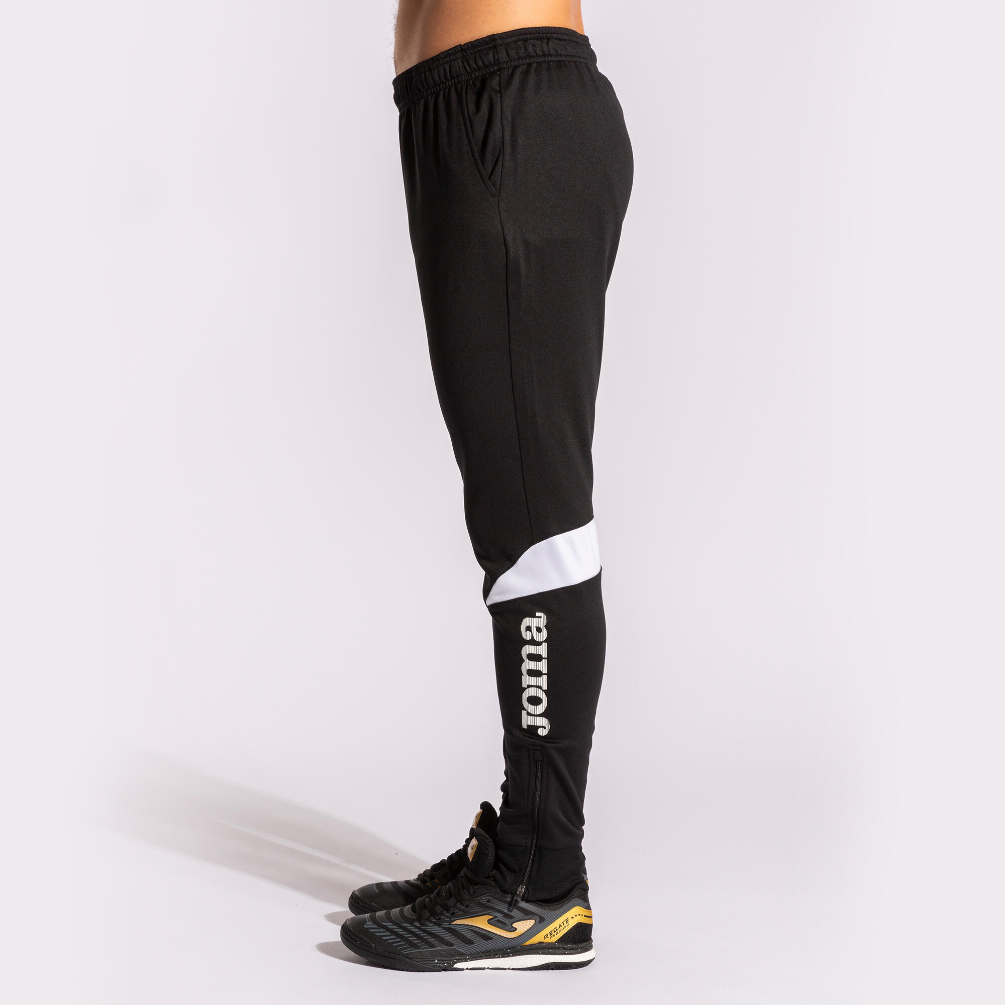 Calça Comprida Futebol Criança Joma Championship VI Preto 5/5