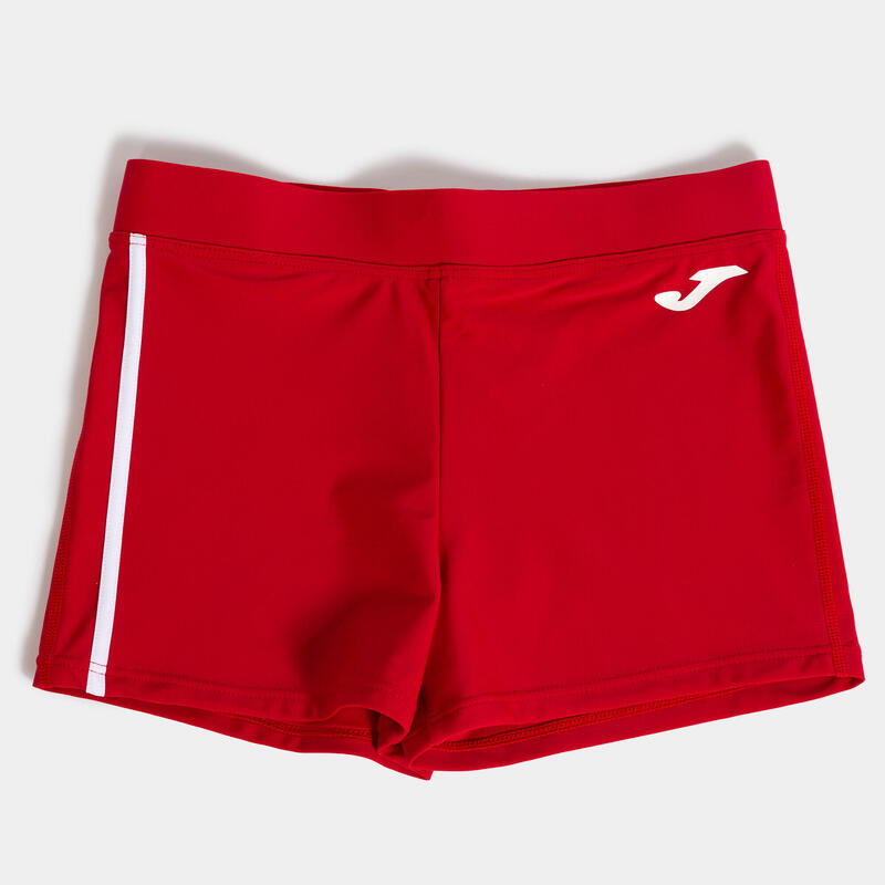 Boxer de bain natation Homme Joma Shark rouge blanc