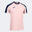 Maillot manches courtes Homme Joma Eco championship rose bleu marine