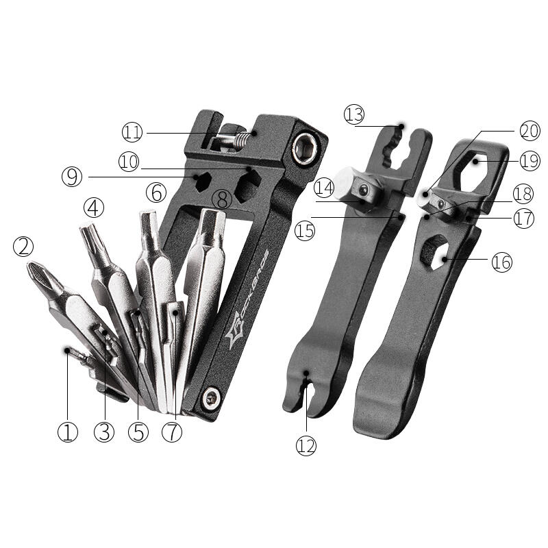 Zestaw kluczy rowerowych 20w1 Rockbros multitool