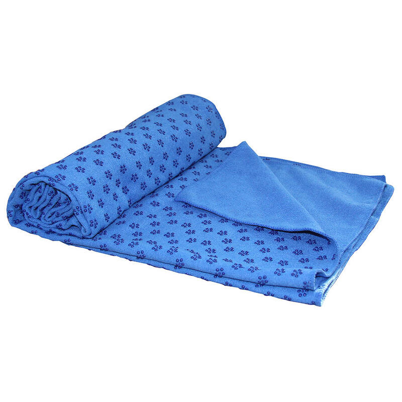 Serviette de Yoga 180-63 Bleue avec Sac de Rangement