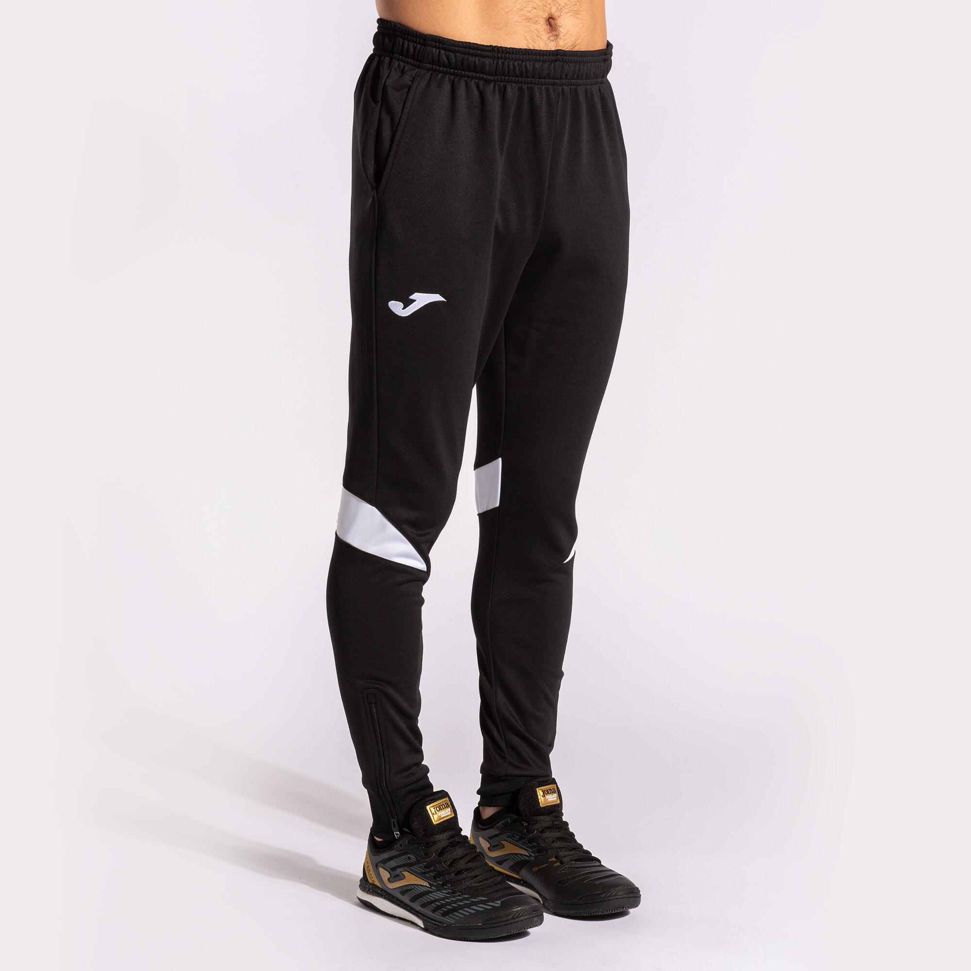 Calça Comprida Futebol Criança Joma Championship VI Preto 4/5
