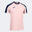 Maillot manches courtes Garçon Joma Eco championship rose bleu marine