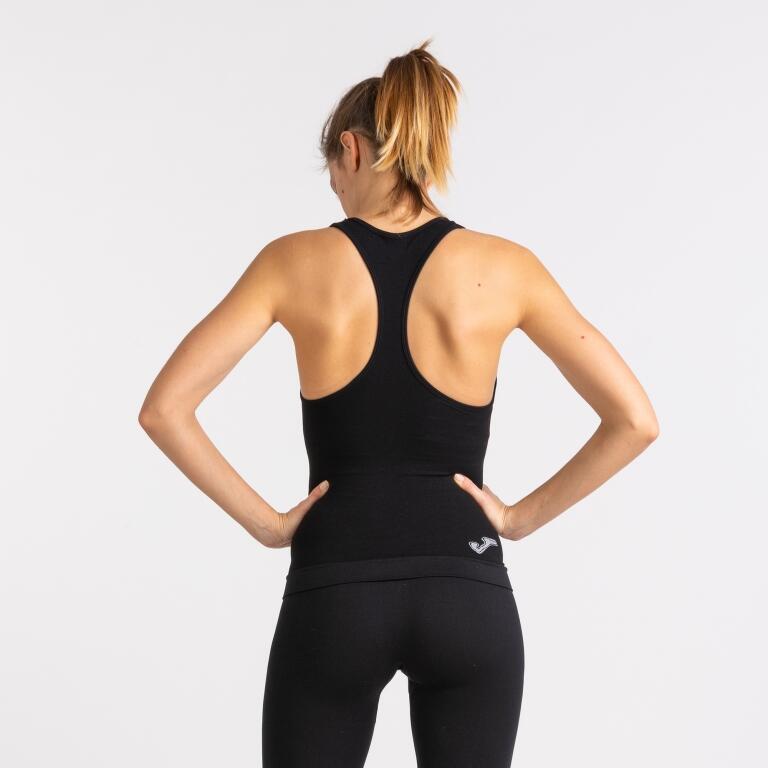 Camiseta Tirantes Fútbol Mujer Joma Brama Classic Negro 4/6