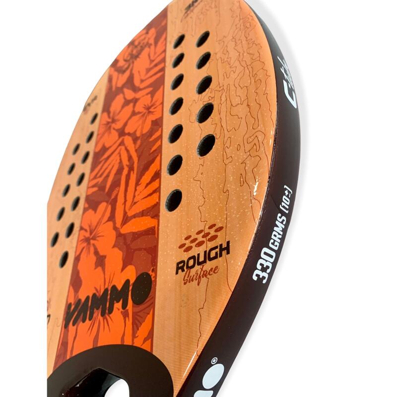 PALA TENIS DE PLAYA VAMMO ACTION WOOD CARBON 3K