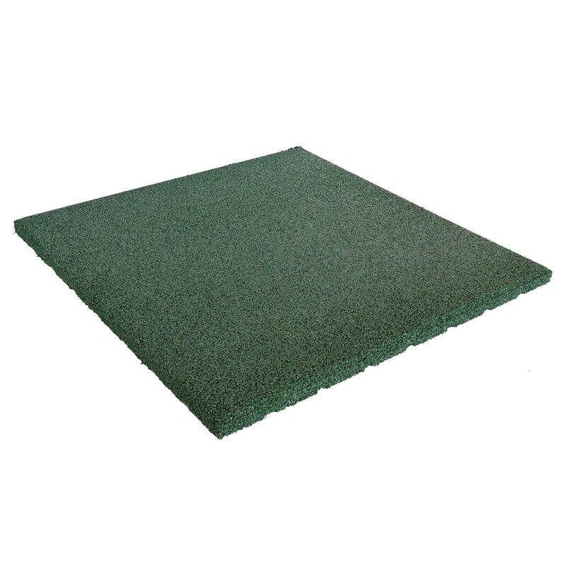 Rubber Tegel 20mm - 50x50 cm - Groen