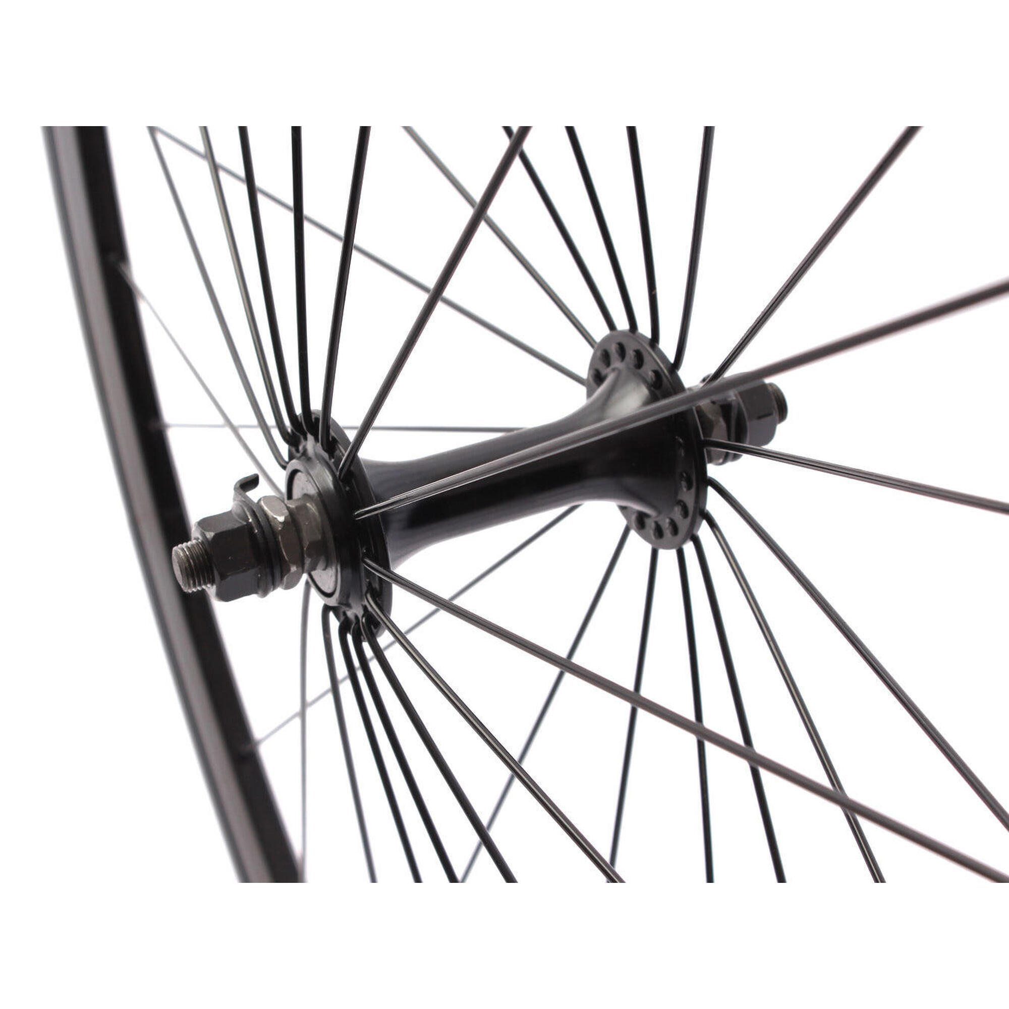 JEU DE ROUES FIXIE 28 NOIR KHEBIKES KHEBIKES Decathlon