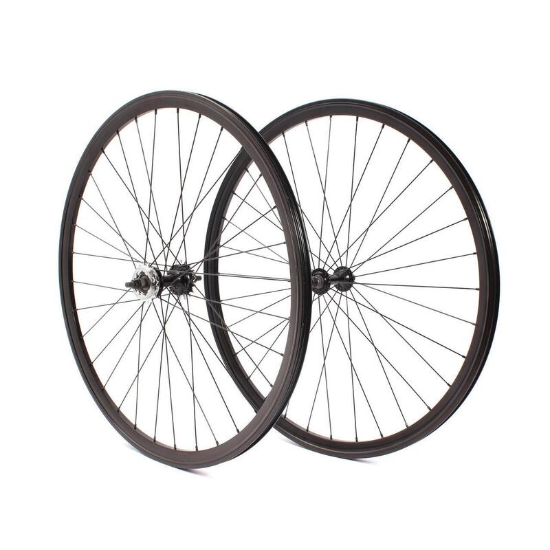 FIXIE WHEELSET 28" NEGRU KHEBIKES